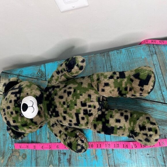 BUILD A Bear Digital Camo Bear Camouflage Plush  Teddy Bear - Picture 6 of 8